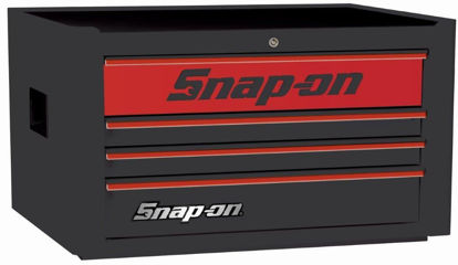 Snap-on - KRA2004KZUBR-R-WO - Standard Top Chest 4 Drawers; Black with Red Alu Trims and Red Front