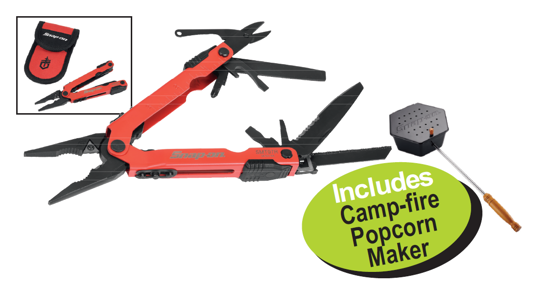 Snap-on XXDEC122 9 Function Multi-Tool Includes Camp-fire Popcorn Maker