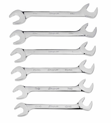 Snap-on - SVS806 - 30°/ 60° Flank Drive® Plus Four-Way Angle Open-End Wrench Set 3/4" - 1-1/8"; 6Pc