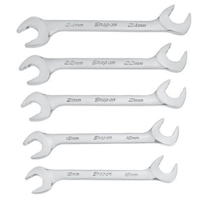 Snap-on - SVSM805 - 30°/ 60° Flank Drive® Plus Four-Way Angle Open-End Wrench Set 18-24mm; 5Pc