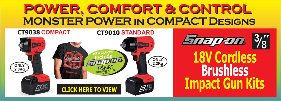 Snap-on 18V Cordless Brushless Impact Gun Kits Limited Offer Promotion