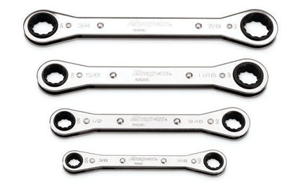 Snap-on - RB604C - 0° Offset Ratcheting Box 12Pt Spanner Set; 4Pc