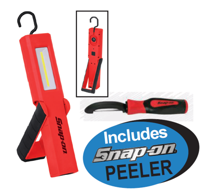 Snap-on 500 Lumen Rechargeable Angular Light with Snap-on Peeler – Bright, Durable, and Convenient