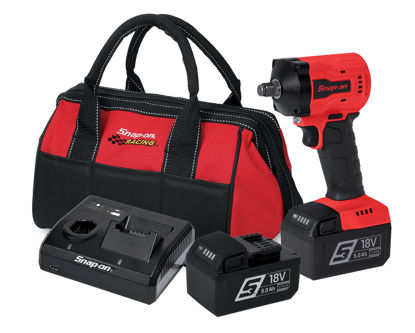 CT9035U2-WO - 18V 1/2" Drive MonsterLithium Brushless Compact Cordless Impact Wrench Wrench Kit with 2 x Batteries (Red)