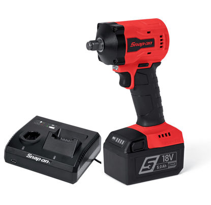 Snap-on - CT9035U1-WO - 18V 1/2" Drive MonsterLithium Brushless Compact Cordless Impact Wrench Wrench Kit with 1 x Battery (Red)