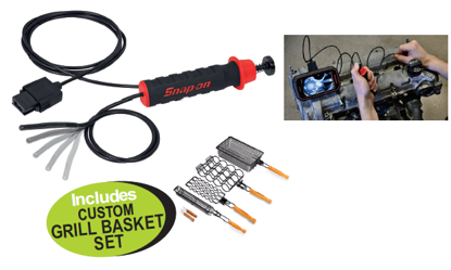 XXFEB162 Articulating Imager for BK7000 Videoscope with Custom Grill Basket Set