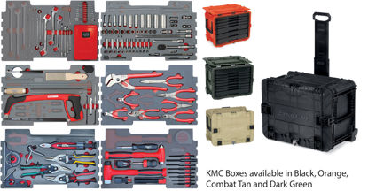 Snap-on - KMC18AVTK-$ - 132Pc Aircraft Maintenance Tool Set supplied in Foam Inserts with All Weather Composite 8Drw Tool Chest