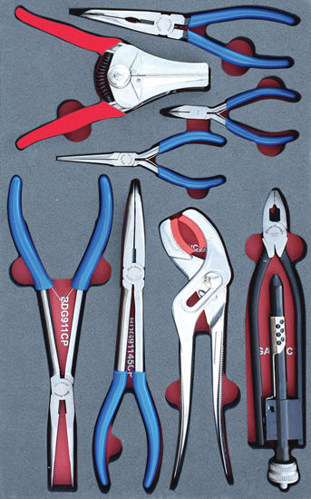 Snap-on Blue - MOD.187SH42D - Plier Set; 8Pc (Aviation)