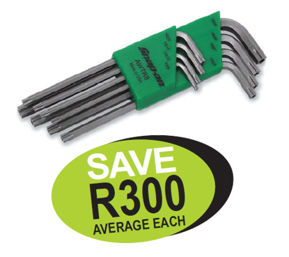 Buy TORX Tamperproof Set (T9-40) with code XXFEB109