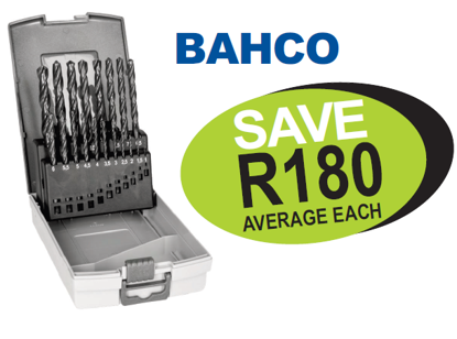 Buy BAHCO HSS Drill Bit Set with code XXFEB113