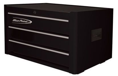  KRB2003KZE3S-WO Top Chest 3Drw Textured Black - Silver PVC Trim