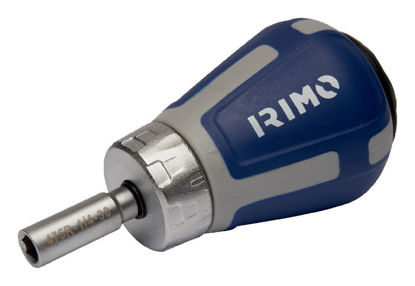 Irimo - IR475R-1/4-30 - IR475R-1/4-30 - Ratcheting Stubby Bit Holder with 6 x 1/4" Double Bits