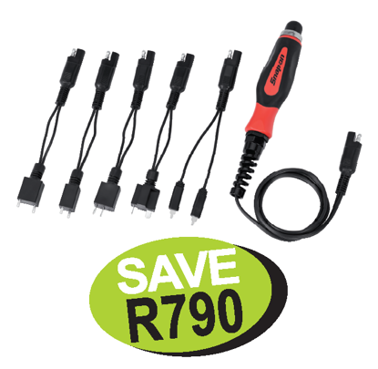 Get the Snap-on Relay Bypass Master Kit (RBPK5) on promotion with promo code XXNOV286. Quickly bypass relays and activate electrical circuits for testing and diagnostics.