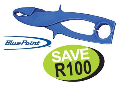 Get the Snap-on Blue Fuse Tongs (FZ7A) on promotion with promo code XXNOV229. These nylon tongs remove high-tension wires and cartridge fuses, featuring high insulating qualities and resistance to oil, water, and heat.
